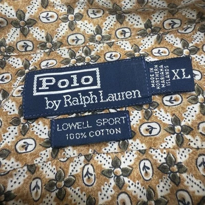 Polo Ralph Lauren Vintage Geométrico Floral Lowell Sport - Para Hombre XL (de gran tamaño) Foto 1 de 4
