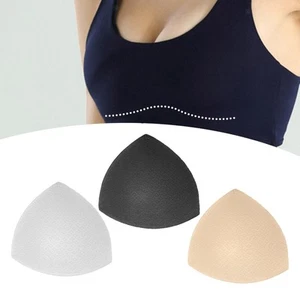 3 Pairs Cups Bra Inserts, Thin Removable Washable Women for Swimwear Comfy - Picture 1 of 22
