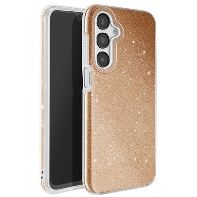 Avizar Coque à Paillettes pour Samsung Galaxy A16 Antichoc Scintillant Dorée - Photo 1/4