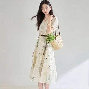 A-Line Dresses for Women Size 4 6 8 10 Small Medium Floral Midi Office Formal - Picture 1 of 16