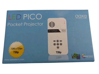 AAXA Ultra Portable LED Pico Projector 720p Native HD HDMI Rechargeable See Pics - Image 1 of 4