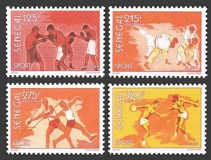 Senegal 1203-1206,MNH.Michel 1420-1423. Sport 1996.Boxing,Judo,Javelin,Discus.  - Picture 1 of 1