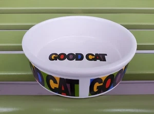 Signature GOOD CAT Riviera Van Beers Stoneware Cat Food Dish Water Bowl Ceramic - Picture 1 of 6