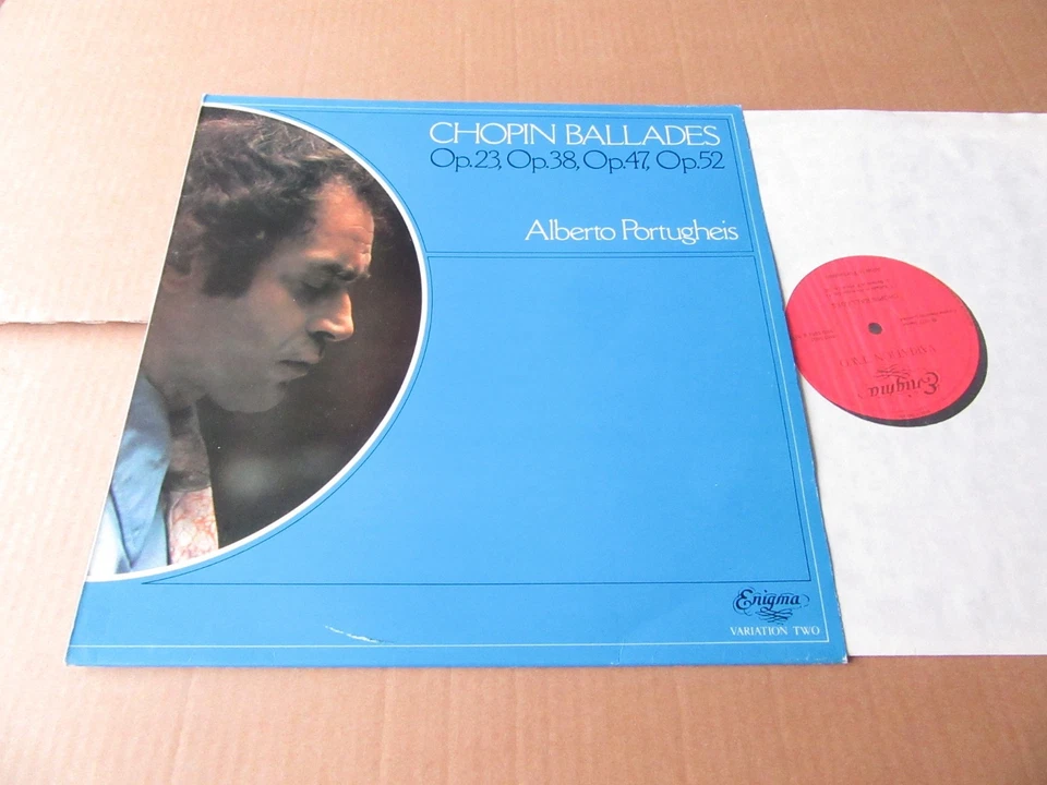ALBERTO PORTUGHEIS piano CHOPIN BALLADES OP 23 38 47 52 ENIGMA LP UK - Image 1 of 1
