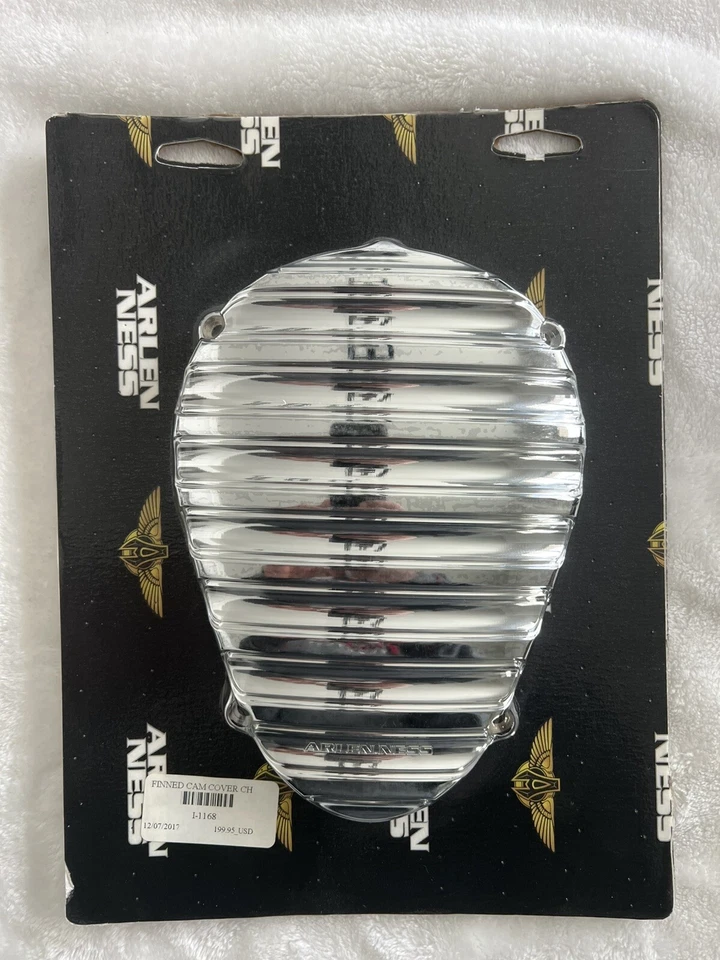 Cubierta de leva con aletas cromadas Arlen Ness I-1168 Indian Motor Thunderstroke Foto 1 de 2