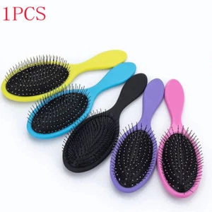 Women Detangling Nylon Bristle Brush Detangle Hairbrush Head Scalp Massage Comb - Picture 1 of 14