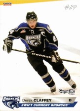 Derek Claffey 2008-09 Swift Current Broncos