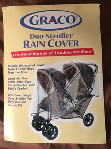 graco double stroller weather shield