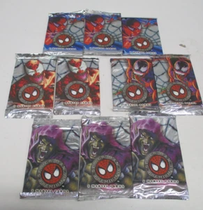 1996 Lot 10 Sealed Card Packs SPIDER-MAN PREMIUM Marvel Comics CM3605 - Picture 1 of 1