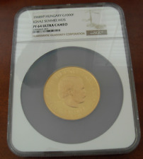 Hungary 1968BP Gold 1000 Forint NGC PF64UC Ignaz Semmelweis