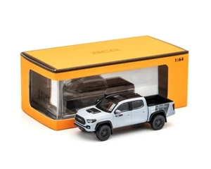 GCD 1:64 Toyota Tacoma TRD Pro Off Road Cement Grey Diecast Model Car