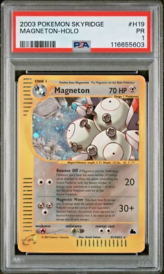 PSA 1 2003 Skyridge Magneton Holo Foil H19/H32 WOTC E-Reader Pokemon - Image 1 of 2