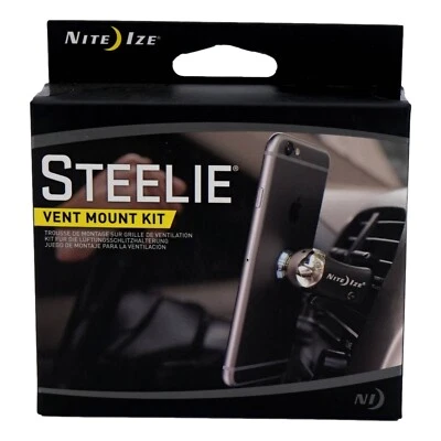 Nite Ize Steelie Vent Mount Kit For Mobile Phones Adjustable Angle Black New - Image 1 of 4