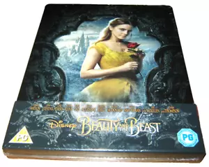 Beauty and the Beast - Emma Watson - New 4K Ultra HD Blu-Ray Steelbook Edition - Picture 1 of 2
