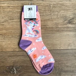 Sock It To Me Women's Novelty Crew Socks Magical Unicorn - Limited Edition - NWT - Picture 1 of 5