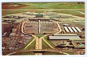 Atlanta Georgia Airport Aviation Airview Postcard B709 - Picture 1 of 2