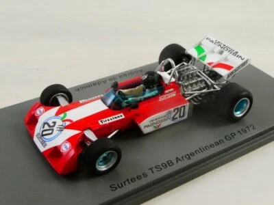 Spark Surtees TS9B #20 Andrea De Adamich Argentina GP 1972 1/43 S3992 - Immagine 1 di 3