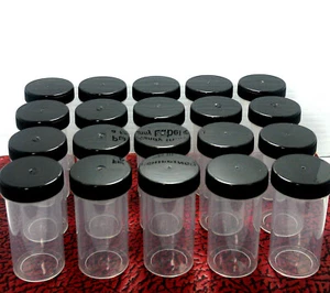 10 Plastikpillenflaschen Neu Behälter Vitamin Kapsel Medikament Medizin Halter #3814 - Bild 1 von 5