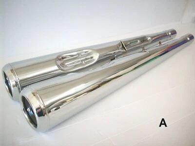 Set Auspuff Endtopf / Exhaust Muffler Honda CB 250 400 N - NEU - Bild 1 von 4