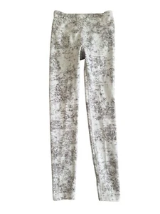Athleta Girl High Rise Textured Chit Chat Tight Leggings Fog Gray Size L/12 - Picture 1 of 6