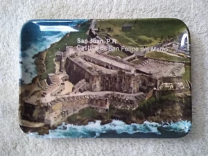 Bandeja para baratijas de recuerdos Puerto Rico Castillo de San Felipe del Morro Juan de colección 5 - Imagen 1 de 3