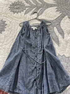 Girls Burberry Chambray Dress - Picture 1 of 3