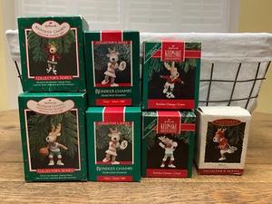 HALLMARK ☀REINDEER CHAMPS☀ 6 COLLECTOR'S SERIES - #2 #3 #4 #5 #6 #8 - Vintage - Picture 1 of 2