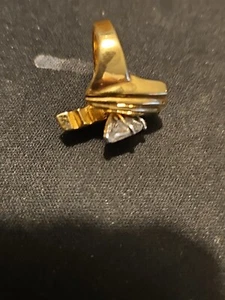 18k goldGE diamond ring size 6.75.. - Picture 1 of 6