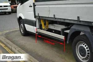 To Fit 14-18 Mercedes Sprinter SWB Chassis Cab Side Bars BLACK Stainless Steel - Picture 1 of 5