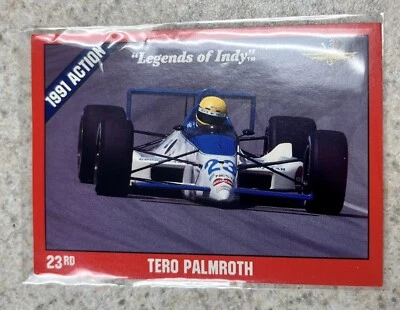 Tero Palmroth Legends Of Indy 1992 Card #24 Indianapolis Motor Speedway - Image 1 of 2