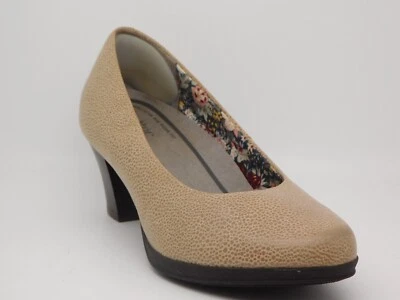 Hotter Angelica Mujer Calzado Cuero Moteado Bombas Sin Cordones Punta Cerrada Talla 7 Foto 1 de 4