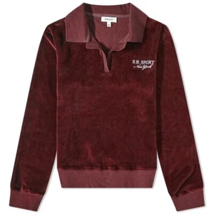 Sporty & Rich Velour 2 Piece Tracksuit Set - MSRP $435 - Size Medium - BNWT - Picture 1 of 12