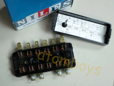 CAJA DE FUSIBLES NILES PARA DATSUN NISSAN SUNNY 1000 1200 B10 B120 B110 KB110 520 521 Foto 1 de 4