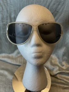 Vintage 1970s Silhouette Mod 3032 Col 1155 Gray Oversize Sunglasses Austria #B61 - Picture 1 of 13