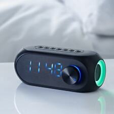 New Goodmans Bedside LED Display Dual Alarm Clock Radio with Bluetooth Speaker