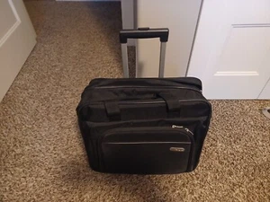 Targus AC0091 Rolling Laptop Travel Bag Luggage Case With Wheels (Black) - Picture 1 of 3