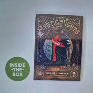 Boniface Leverkusen Topps Merlin 2023 24 Club UEFA Bayer Victor Mystic Nights - Picture 1 of 1