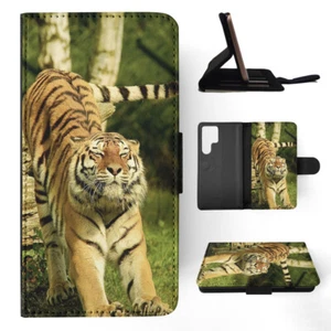 FLIP CASE FOR SAMSUNG GALAXY|CUTE FUNNY TIGER STRETCHING - Picture 1 of 120