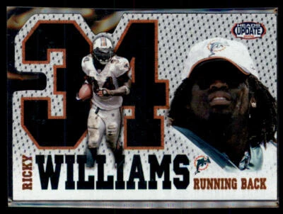 2002 Pacific Heads Update #12 Ricky Williams Big Numbers - Image 1 of 2