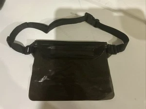 Waterproof Thick Plastic Triple Seal Fanny Pack With Adjustable Waist Strap - Picture 1 of 6