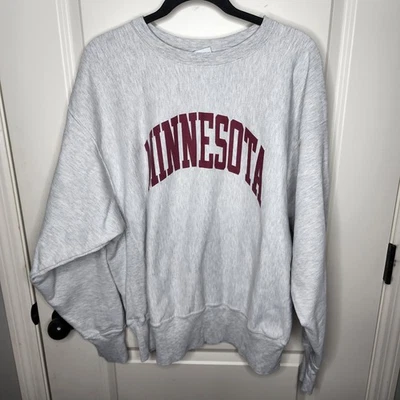 Minnesota Golden Gophers Sweatshirt Mens XL NCAA Champion Reverse Weave Crewneck - Image 1 of 4