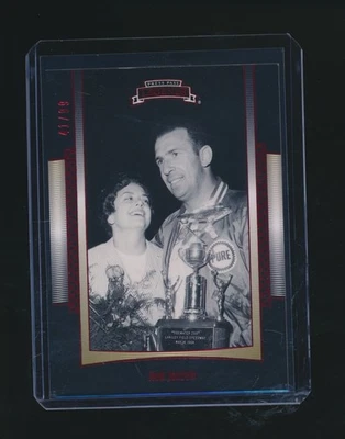 NED JARRETT 2012 PRESS PASS LEGENDS RED PARALLEL 41/99 #21 - Image 1 of 2