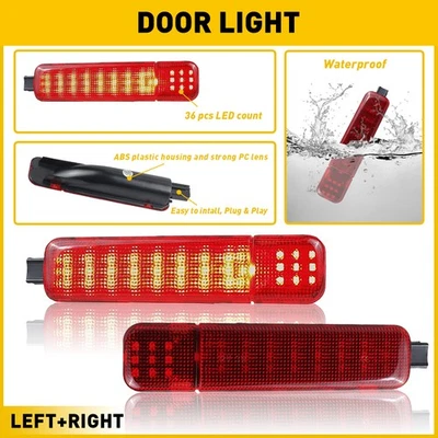 LED Door Courtesy Light Lamp For Cadillac 1999-2006 Escalade H2 Hummer 2003-2009 - Image 1 of 4