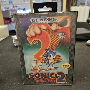 Sonic the Hedgehog 2 (Sega Genesis, 1992) Complete in box | Tested - Picture 1 of 3