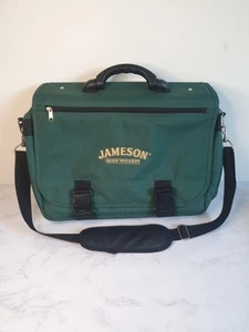 Jameson Irish Whiskey Crossbody Bag Laptop Travel Green Strap 10x15" - Picture 1 of 24