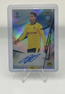 JUDE BELLINGHAM 2020/21 TOPPS FINEST UEFA INSANE RC ROOKIE AUTO SP 🔥 - Image 1 of 2