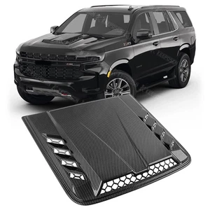 Cubierta del capó de admisión de flujo de aire de fibra de carbono para Chevrolet Tahoe - Imagen 1 de 16
