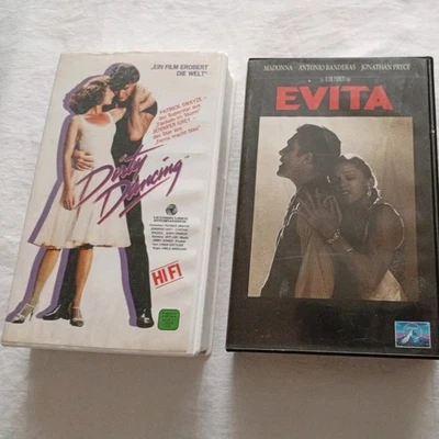 Dirty Dancing - Patrick Swayze Jennifer Grey - KULT und EVITA VHS Video Kasette - Bild 1 von 4
