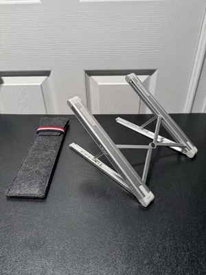 LinQ Laptop Stand adjustable aluminum tablet holder fold portable desktop riser - Image 1 of 4