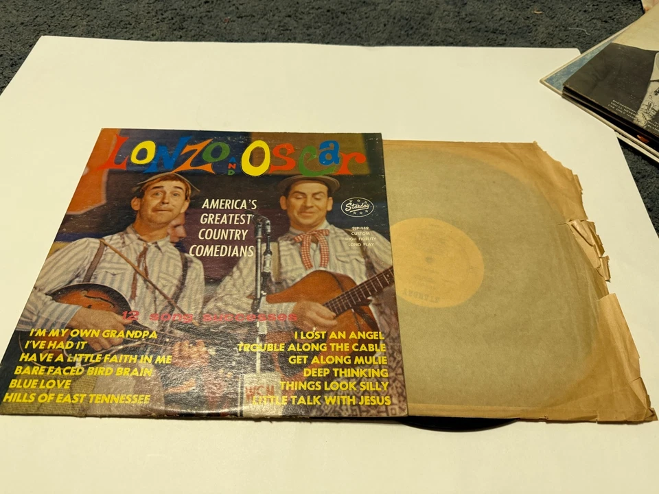 LONZO and OSCAR-America's Greatest Country Comedians-1960 starday-119-VG - Image 1 of 1
